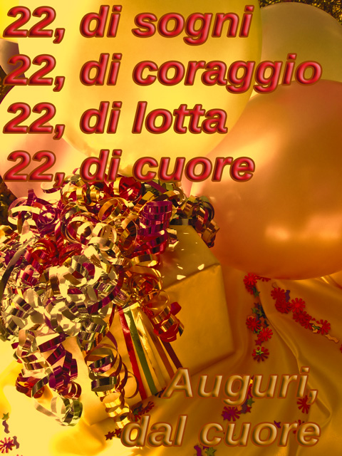 Auguri, dal cuore