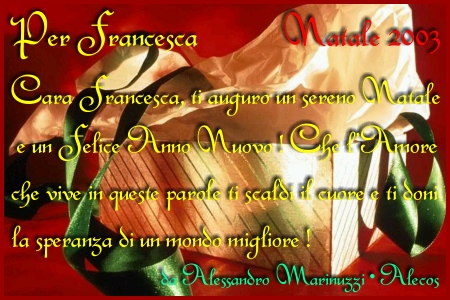 Auguri Francesca!